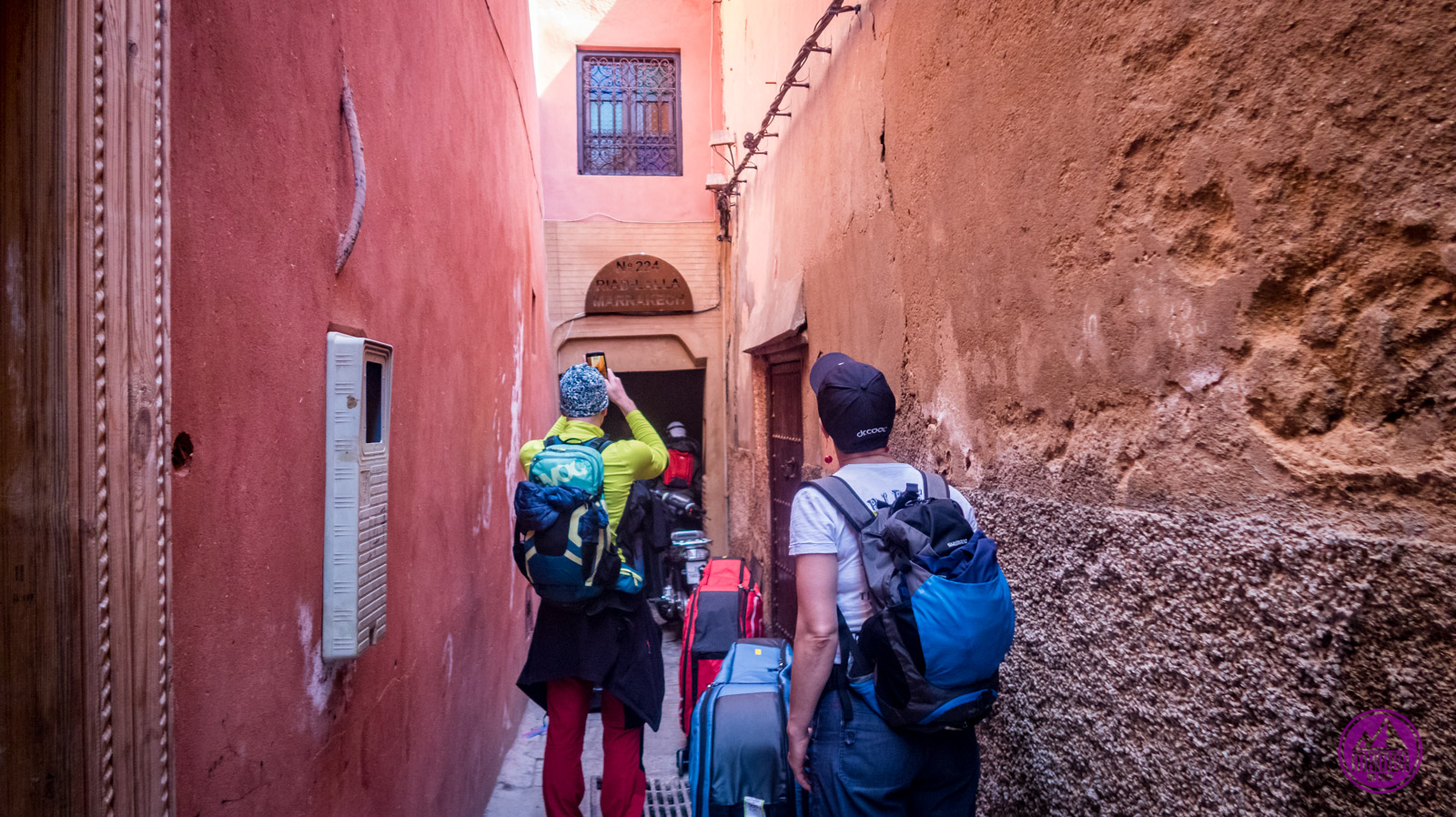 Marrakesz - wąskie uliczki
